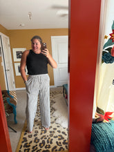 Load image into Gallery viewer, Pre-Order Black Stripe Wide Leg Casual Pants