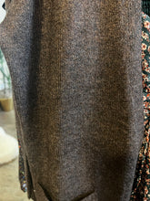 Load image into Gallery viewer, Brown front Pocket Cardigan