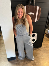 Load image into Gallery viewer, Pre-Order Light Wash Boho Overalls