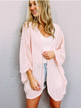 Load image into Gallery viewer, Pre-Order Sheer Lightweight Knit Long Sleeve Cardigan