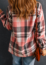 Load image into Gallery viewer, Pre-Order Plaid Button Up Patch Pocket Shirt