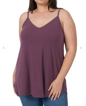 Load image into Gallery viewer, Plus Size Reversible Tank Tops