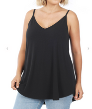 Load image into Gallery viewer, Plus Size Reversible Tank Tops