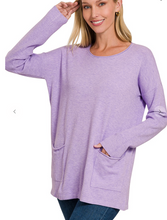 Load image into Gallery viewer, Front Pocket Tunic Sweaters