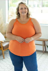 Orange Lexi Tank Top