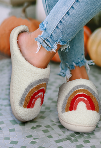 Rainbow House Slippers