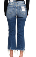 Load image into Gallery viewer, KICK CROP FLARE DENIM PANTS