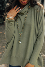 Load image into Gallery viewer, Pre-Order Cowl Neck Shift Tunic Top