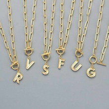 Load image into Gallery viewer, Pre-Order Gold Inital Necklace