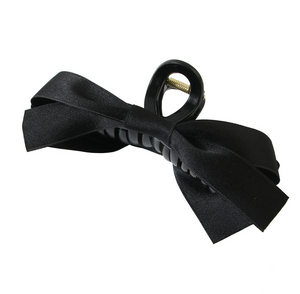 Black Bow Hairclips