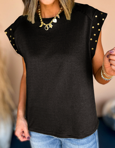 Pre-Order Studded Short Sleeve Tops