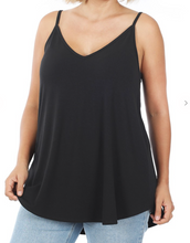 Load image into Gallery viewer, Black Reversible Tank Tops