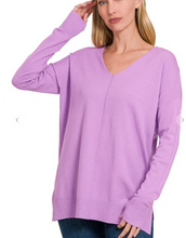 Load image into Gallery viewer, Spring V-Neck Front Seam Sweaters