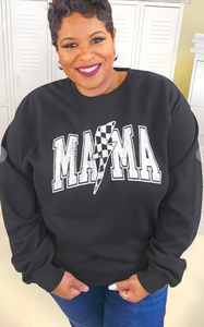 Pre-Order Checkerboard Lightning Mama Graphic Sweatshirt