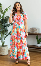 Load image into Gallery viewer, Pre-Order Millie Maxi Dress - Bright Floral Mix