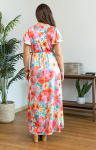 Pre-Order Millie Maxi Dress - Bright Floral Mix