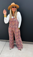 Load image into Gallery viewer, Brown Cassidy Boho Overalls