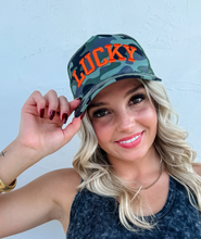 Load image into Gallery viewer, Lucky Camo Trucker Hats