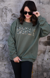 Pre-Order Camo Wifey Sweatshirt