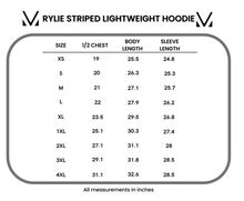 Load image into Gallery viewer, Pre-Order Rylie Striped Lightweight Hoodie - Navy and White