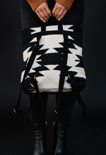 Load image into Gallery viewer, Black &amp; White Aztec Backpack