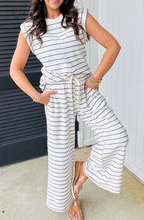 Load image into Gallery viewer, Pre-Order Sail Blue Casual Wide Leg 2pcs Pants Set