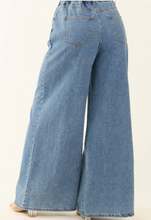 Load image into Gallery viewer, Pre-Order Blue Medium Wash Super Wide Leg Denim Pants