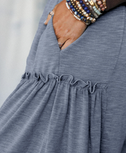 Load image into Gallery viewer, Pre-Order High Frilled Detail Wide Leg High Waist Knit Pants