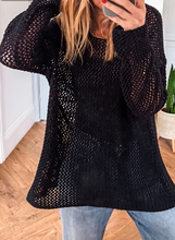 Load image into Gallery viewer, Pre-Order Crochet Hollow-out Jumper Top Sweaters
