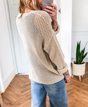 Load image into Gallery viewer, Pre-Order Crochet Hollow-out Jumper Top Sweaters