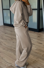 Load image into Gallery viewer, Pre-Order Jet Stream Half Zip Thumbhole Sleeve Hoodie Active Pants 2pcs Outfit