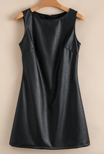 Load image into Gallery viewer, Pre-Order Vegan Leather Sleeveless Mini Dresses