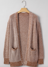 Load image into Gallery viewer, Pre-Order Solid Open Knit Cardigan with Pockets