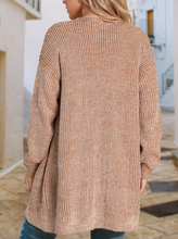 Load image into Gallery viewer, Pre-Order Solid Open Knit Cardigan with Pockets