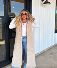 Load image into Gallery viewer, Pink Reversible Sherpa Puffer Vest