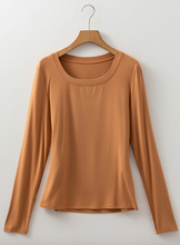 Load image into Gallery viewer, Pre-Order Solid Color Long Sleeve Fitted Top