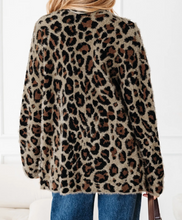 Load image into Gallery viewer, Pre-Order Brown Leopard Open Casual Cardigan