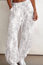Load image into Gallery viewer, Pre-Order Camo Print Baggy Drawstring Jogger Sweatpants