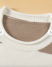 Load image into Gallery viewer, Pre-Order Khaki Stripe Dropped Short Sleeve Lightweight Knitted Top