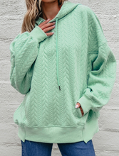 Load image into Gallery viewer, Pre-Order Cable Textured Baggy Solid Hoodies