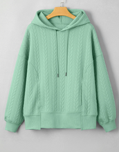 Load image into Gallery viewer, Pre-Order Cable Textured Baggy Solid Hoodies