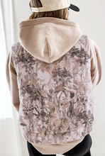 Load image into Gallery viewer, Pre-Order Brown Camo Leaf Print Winter Puffer Vest