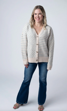 Load image into Gallery viewer, Pre-Order Pattern Mix Neutral Cardigan