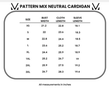 Load image into Gallery viewer, Pre-Order Pattern Mix Neutral Cardigan