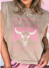 Load image into Gallery viewer, Pre-Order Western Graphic Mineral Wash Tank Tops