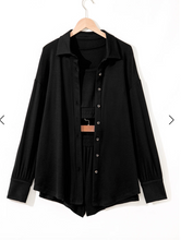 Load image into Gallery viewer, Pre-Order 3 Pcs Crop Tank Top Shorts with Cardigan Lounge Sets