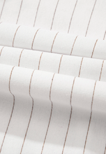 Load image into Gallery viewer, Pre-Order Beige Stripe Spaghetti Strap Pocketed High Waist Maxi Dress