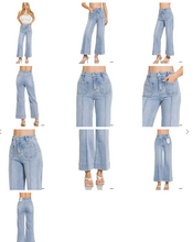 Load image into Gallery viewer, Pre-OrderUtility Pocket Pintucked Denim Pants