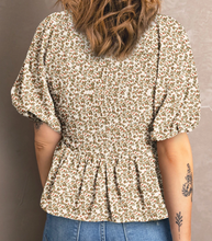 Load image into Gallery viewer, Pre-Order Puff Sleeve Smocked Top