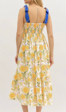 Load image into Gallery viewer, Pre-Order Black Floral Print V Neck Pleated Tiered Maxi Dress (Copy)